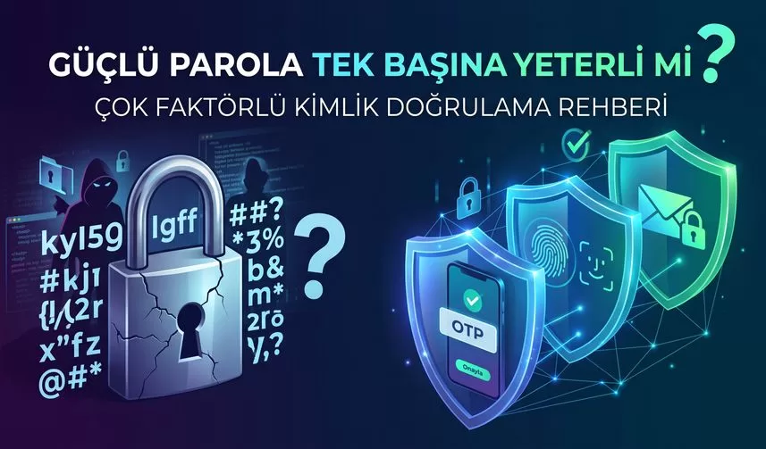 Güçlü Parola Tek Başına Yeterli mi? Çok Faktörlü Kimlik Doğrulama Rehberi