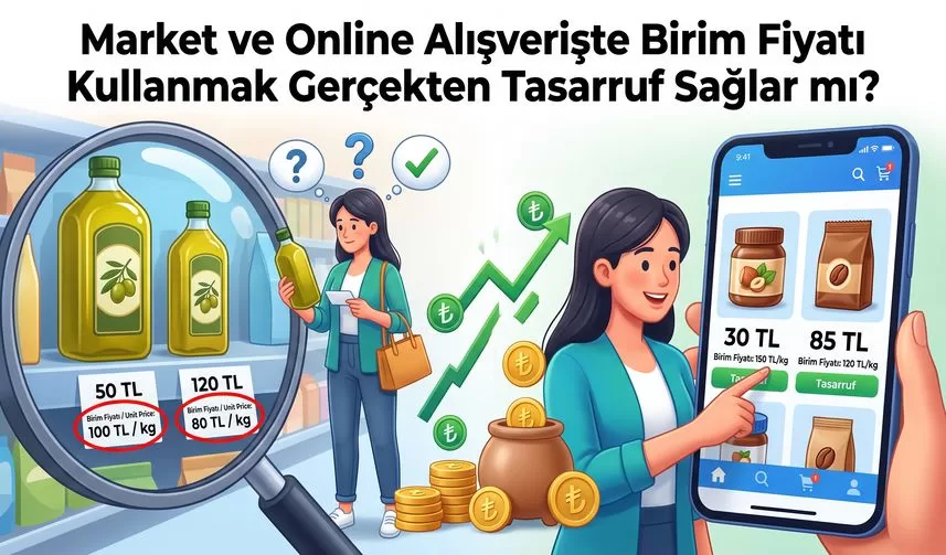 Market ve Online Alışverişte Birim Fiyatı Kullanmak Gerçekten Tasarruf Sağlar mı?