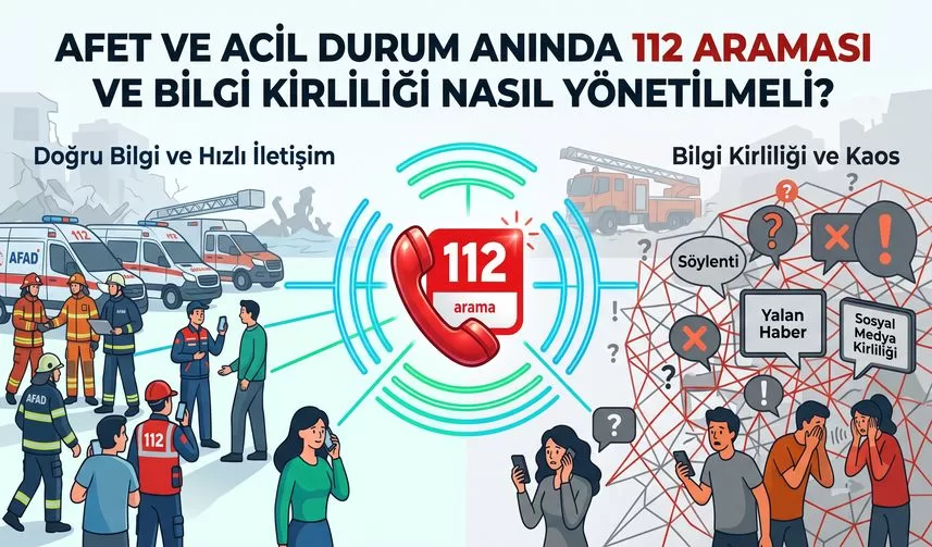 Afet ve Acil Durum Anında 112 Araması ve Bilgi Kirliliği Nasıl Yönetilmeli?