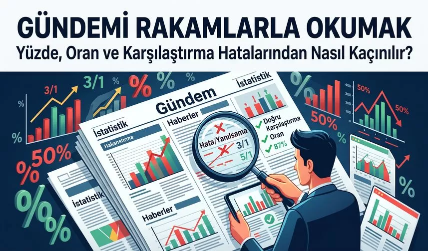 Gündemi Rakamlarla Okumak: Yüzde, Oran ve Karşılaştırma Hatalarından Nasıl Kaçınılır?