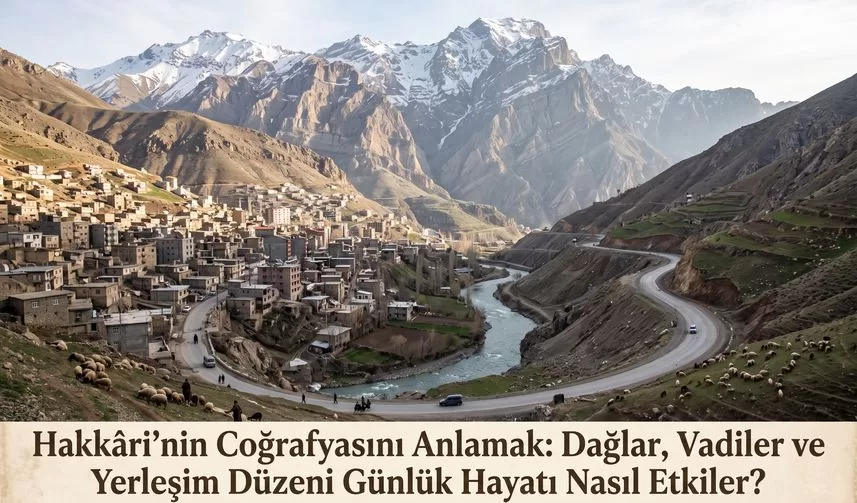 Hakkâri’nin Coğrafyasını Anlamak: Dağlar, Vadiler ve Yerleşim Düzeni Günlük Hayatı Nasıl Etkiler?