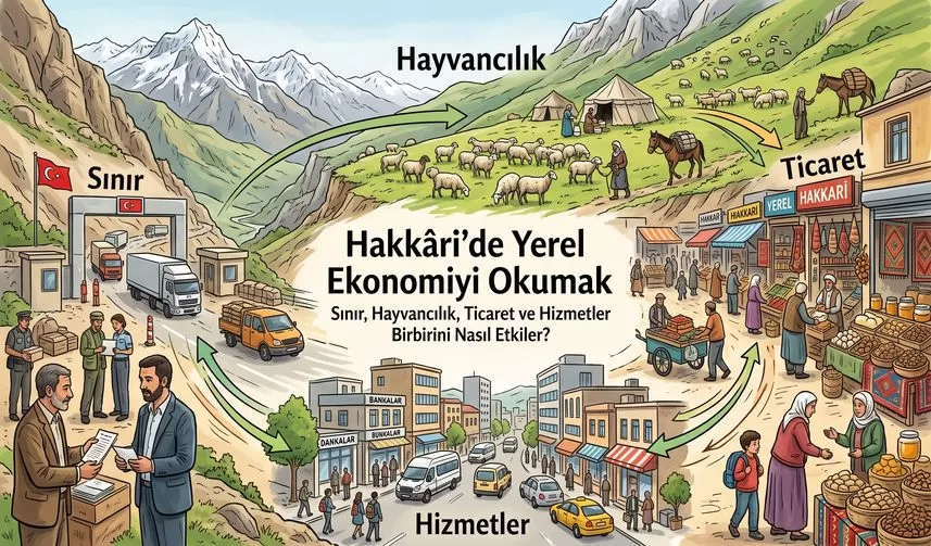 Hakkâri’de Yerel Ekonomiyi Okumak: Sınır, Hayvancılık, Ticaret ve Hizmetler Birbirini Nasıl Etkiler?