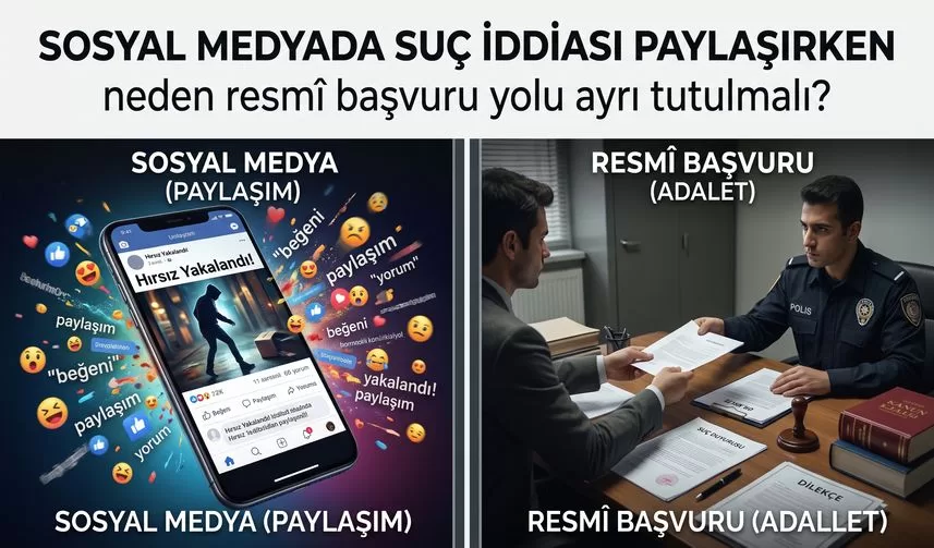 Sosyal Medyada Suç İddiası Paylaşırken Neden Resmî Başvuru Yolu Ayrı Tutulmalı?