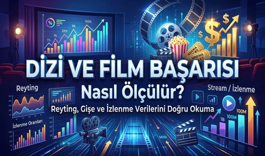 Dizi ve Film Başarısı Nasıl Ölçülür? Reyting, Gişe ve İzlenme Verilerini Doğru Okuma